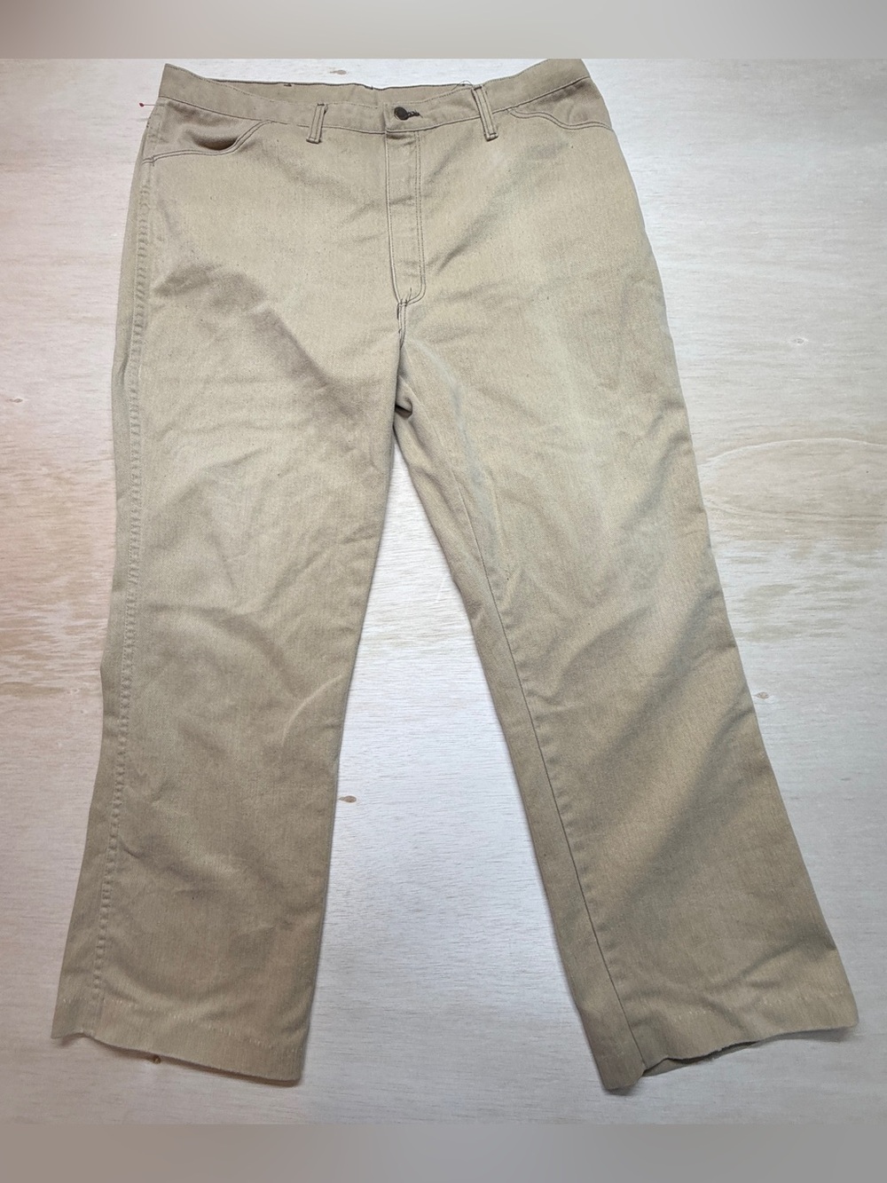 Vintage Maverick Pants Tan Men’s Size 40x29 Made In USA 70s